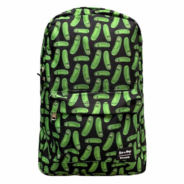 Loungefly Rick & Morty Pickle Rick Aop Nylon Backpack