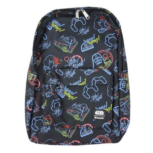 Loungefly Star Wars Neon Print Nylon Backpack