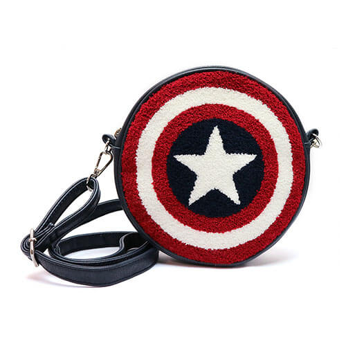 Loungefly Marvel Captain America Shield Crossbody Bag