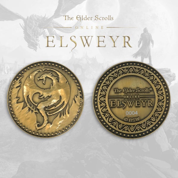 Elder Scrolls "Elsweyr" Sammlermünze in limitierter Auflage: Silbervariante
