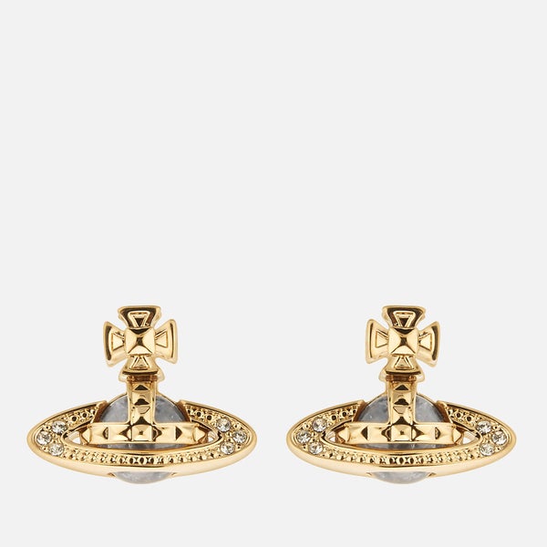 Vivienne Westwood Women's Pina Bas Relief Earrings - Gold Crystal