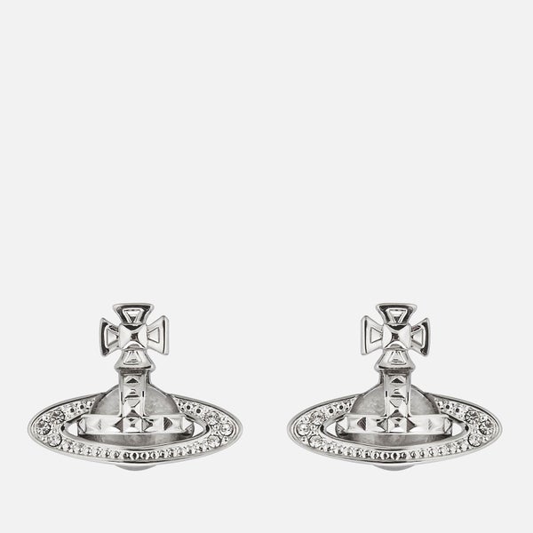 Vivienne Westwood Women's Pina Bas Relief Earrings - Rhodium Crystal