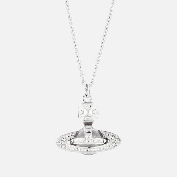 Vivienne Westwood Women's Pina Small Bas Relief Pendant - Rhodium Crystal