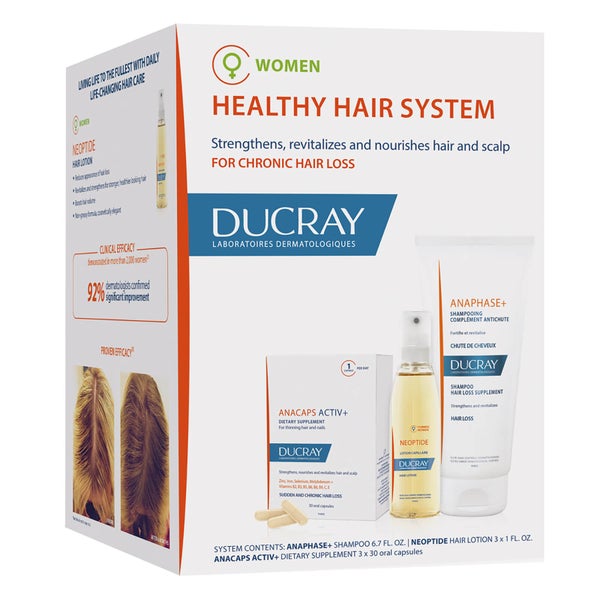 Ducray Women's Healthy Hair System for Progressive Thinning Hair (Worth $240.00)