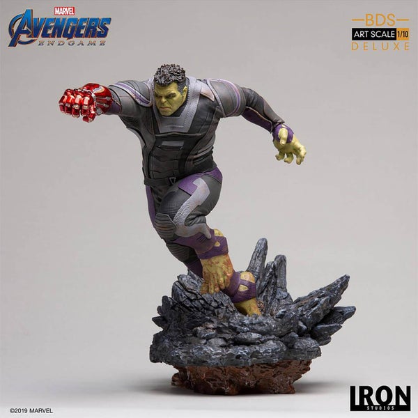 Figurine Hulk Deluxe, Avengers : Endgame, échelle BDS Art 1:10 (22 cm) – Iron Studios