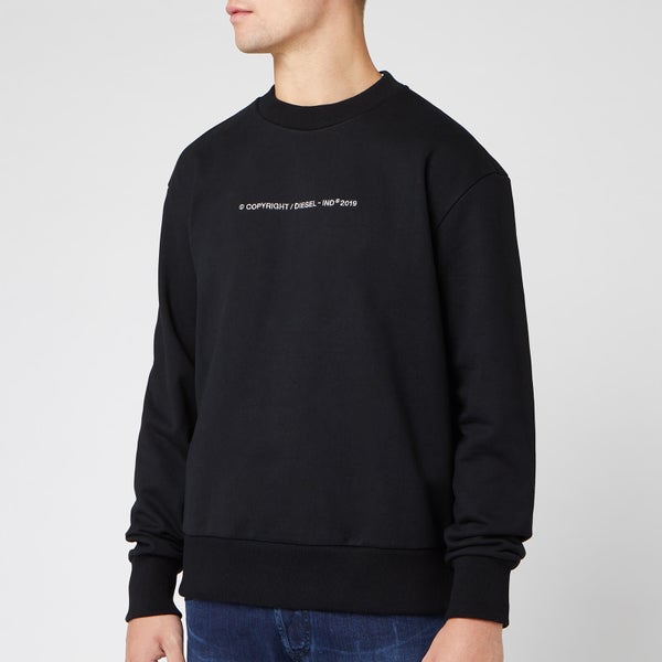 Diesel Men's Bay Copy Sweatshirt - Black