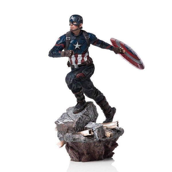Figurine Captain America Deluxe, Avengers : Endgame, échelle BDS Art 1:10 (21 cm) – Iron Studios