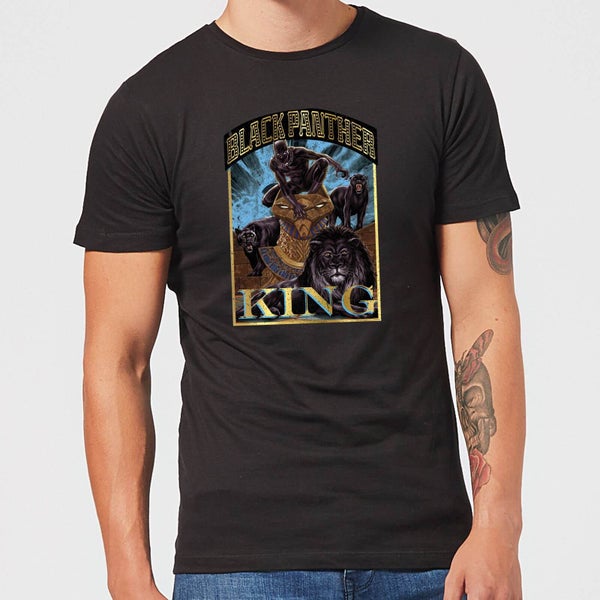 Marvel Black Panther Homage Männer T-Shirt – Schwarz