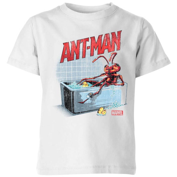 Marvel Bathing Ant Kids' T-Shirt - White