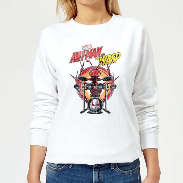Marvel Ant-Man and the Wasp Drummer Ant dames trui - Wit