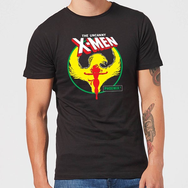 X-Men Dark Phoenix Circle Men's T-Shirt - Black