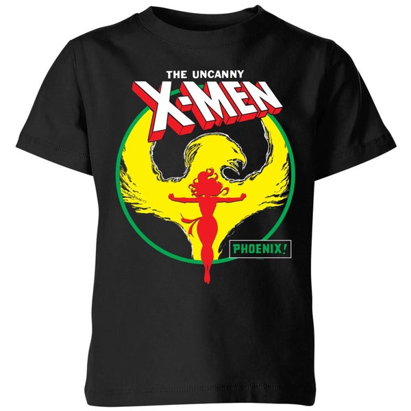 X-Men Dark Phoenix Circle Kids' T-Shirt - Black