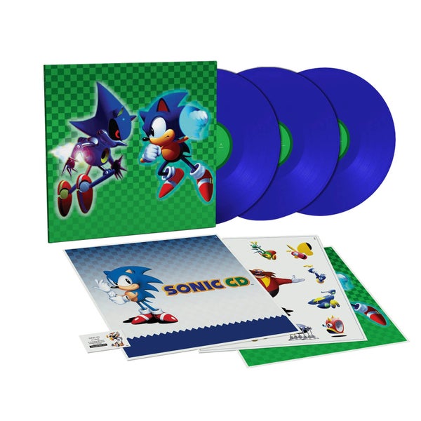 Data Discs - Sonic CD (aka Sonic The Hedgehog) Original Video Game Soundtrack Vinyl 3LP