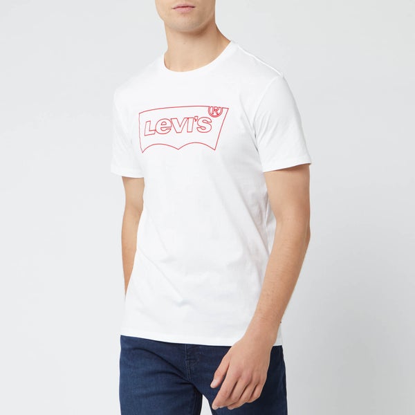 Levi's Men's Housemark Graphic T-Shirt - Outline White