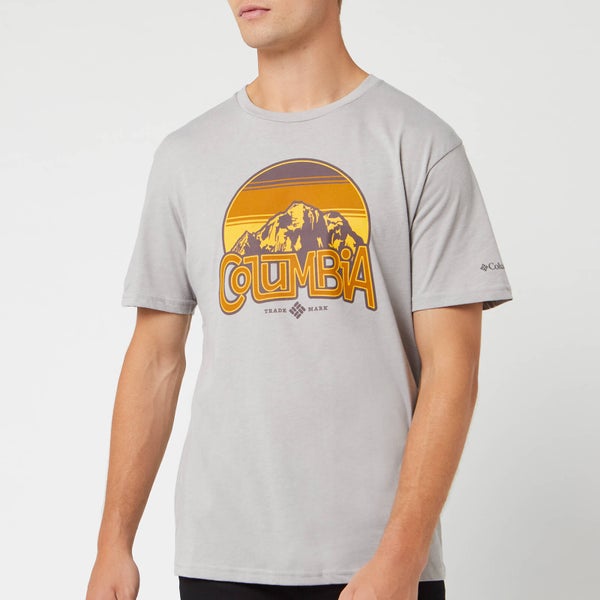 Columbia Men's Basin Butte Short Sleeve T-Shirt - Columbia Grey