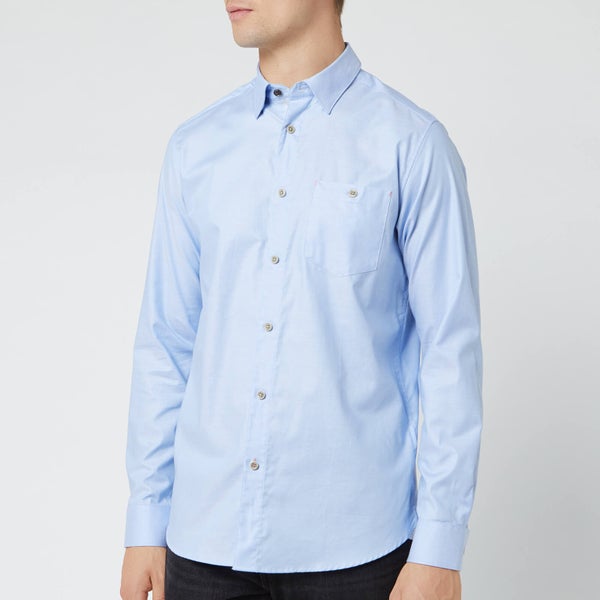Ted Baker Men's Zachari Long Sleeve Shirt - Light Blue