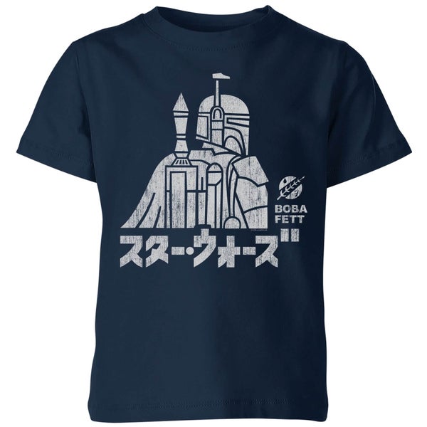 T-Shirt Star Wars Kana Boba Fett - Enfant - Bleu Marine