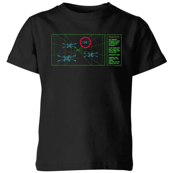 Star Wars X-Wing Target Kinder T-Shirt - Schwarz