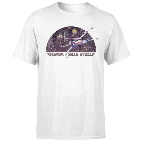 T-Shirt Star Wars X-Wing Italian - Homme - Blanc