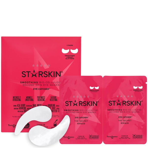 STARSKIN Eye Catcher Smoothing Bio-Cellulose Eye Masks (2 Pairs)