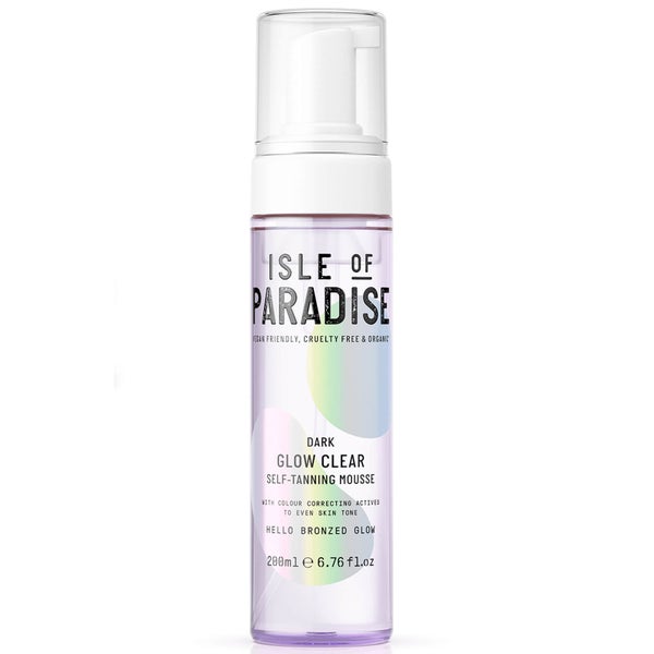 Isle of Paradise Glow Clear Self-Tanning Mousse - Dark 200 ml