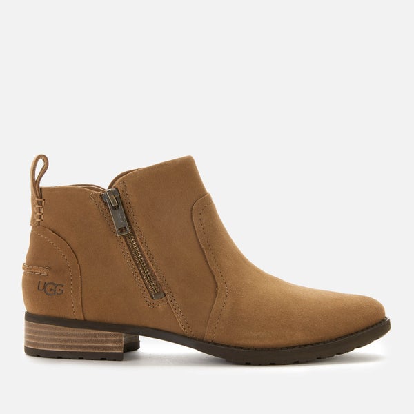 UGG Women's Aureo II Suede Waterproof Ankle Boots - Chestnut