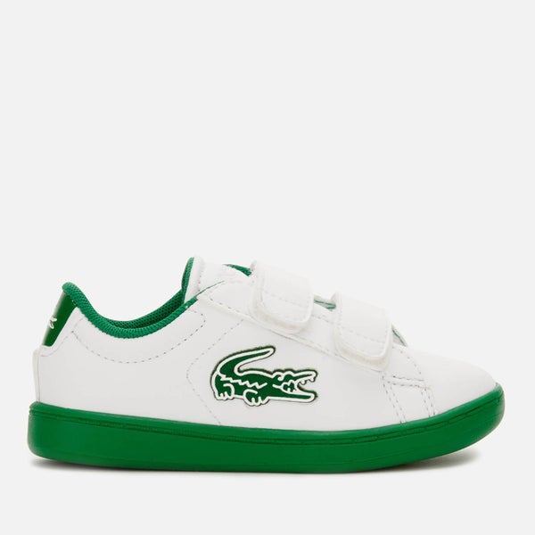 Lacoste Toddlers' Carnaby Evo Trainers - White/Green