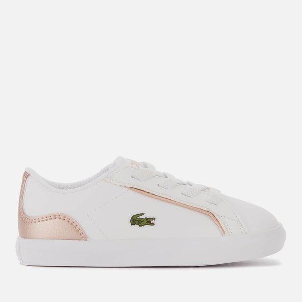 Lacoste Toddlers' Lerond Trainers - White/Pink