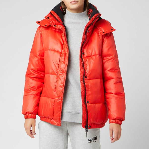 Superdry Women's Astrid Puffer Jacket - Apple Red