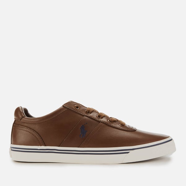Polo Ralph Lauren Men's Hanford Leather Trainers - Tan