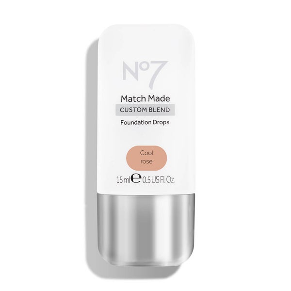 No7 Match Made Foundation Drops 15ml - 12 Cool Rose