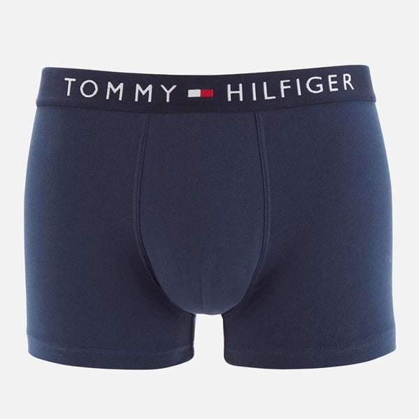 Tommy Hilfiger Men's Logo Trunks - Navy Blazer | TheHut.com