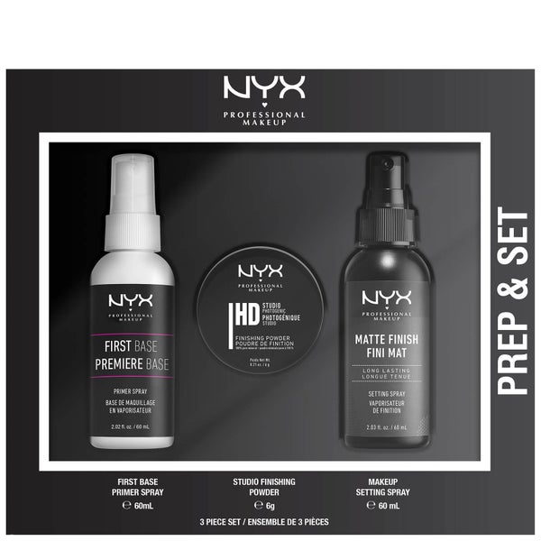 NYX Professional Makeup Prep & Set Gift Set (Worth £23.00)