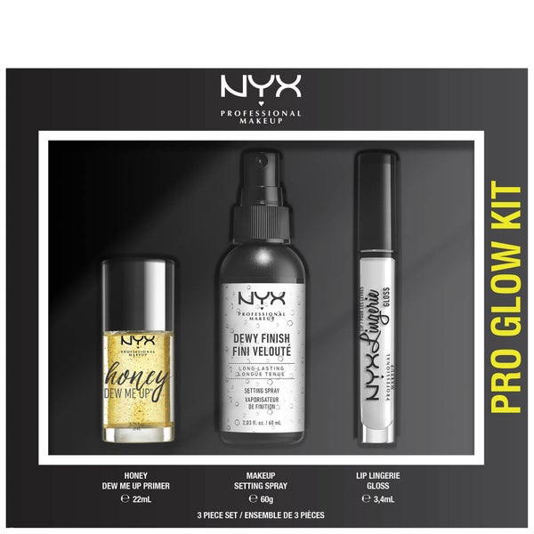 NYX Professional Makeup Pro Glow Face and Lip Gift Set (Worth £29.00)