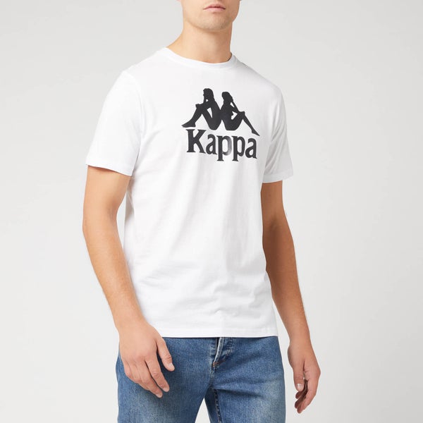 Kappa Men's Large Logo Short Sleeve T-Shirt - White
