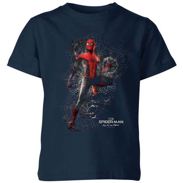 Spider-Man Far From Home Upgraded Suit Kids' T-Shirt - Navy