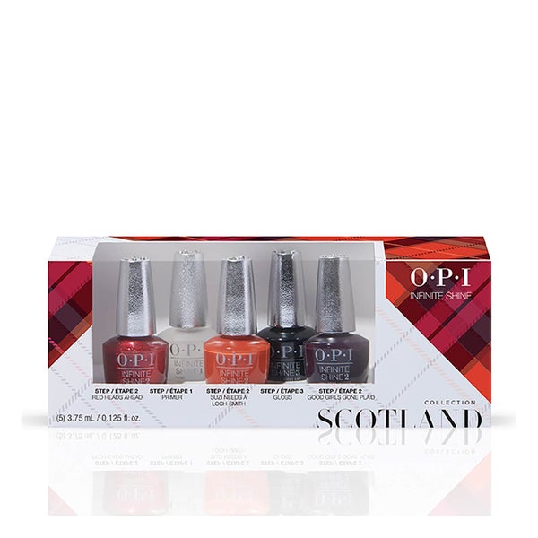 OPI Scotland Limited Edition Infinite Shine 3 Step Nail Polish Mini 5-Pack