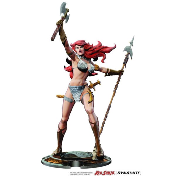 Dynamite Entertainment Red Sonja Statue Red Sonja 45th Anniversary by Frank Thorne 32 cm