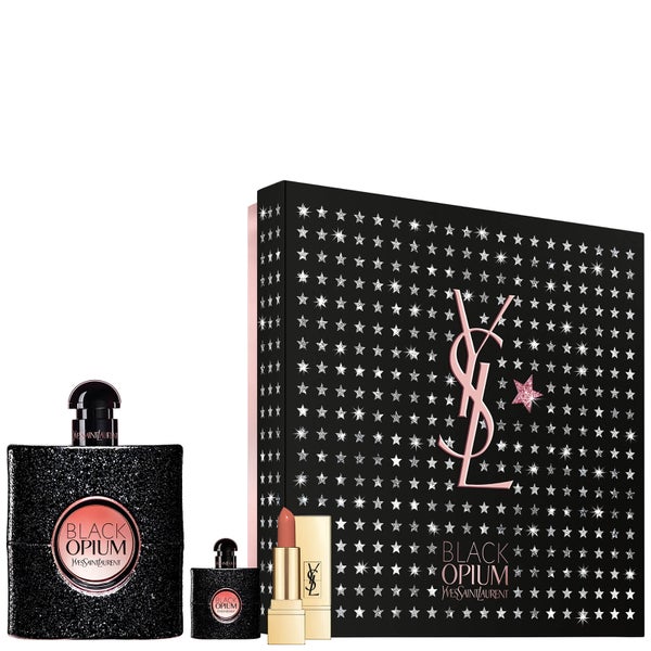 Yves Saint Laurent Black Opium Eau de Parfum and Lipstick Gift Set