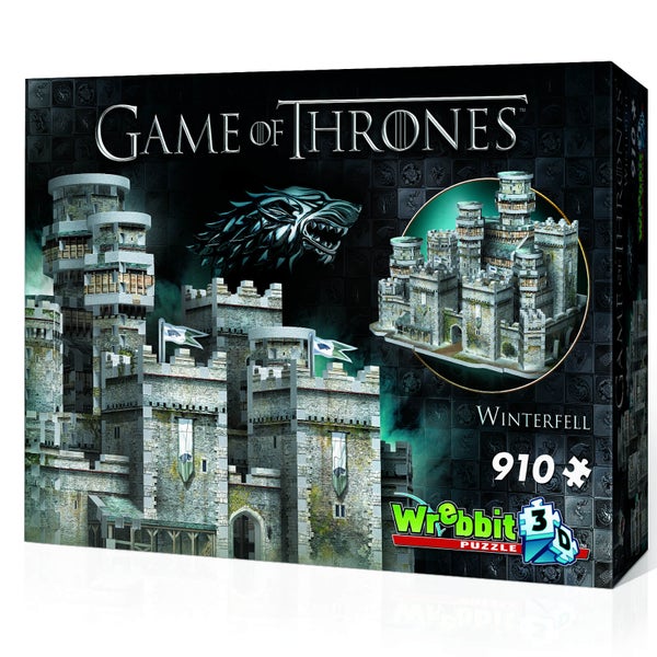 Game of Thrones: Winterfell 3D Puzzle (910 Pieces)