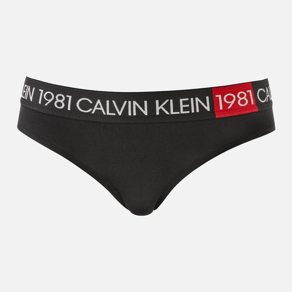 Calvin Klein Women's Ck 1981 Panties - Black