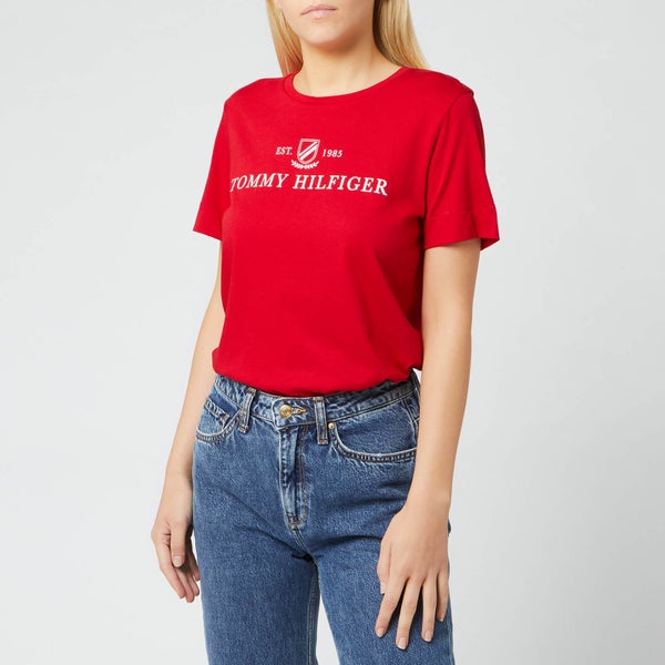 Tommy Hilfiger Women's Kelsey Crewneck T-Shirt - Haute Red