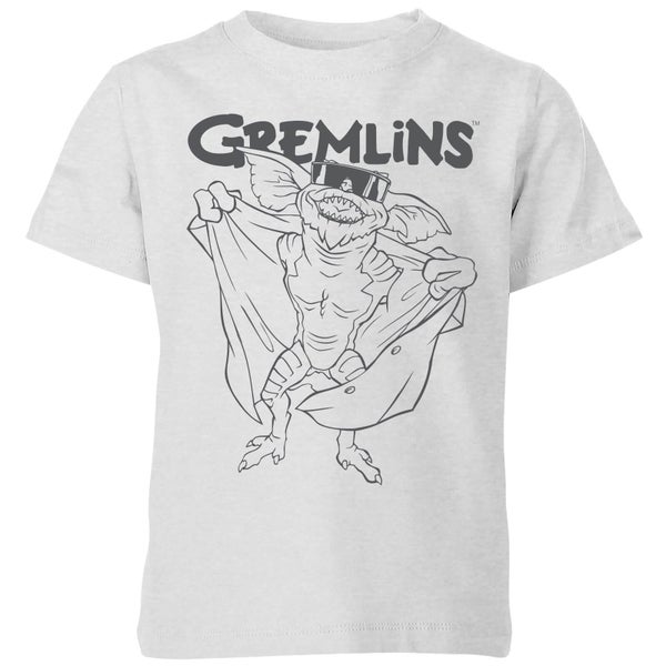 Gremlins Spike's Glasses Kids' T-Shirt - Grey