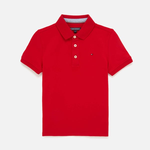 Tommy Kids Boys' Iconic Polo Shirt - Apple Red