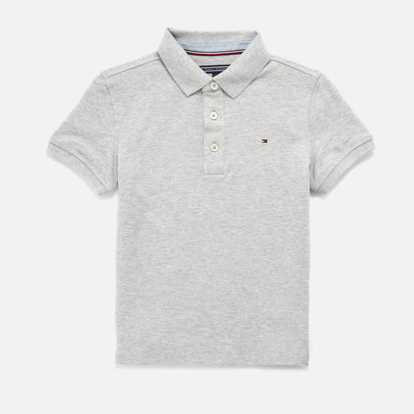 Tommy Hilfiger Boys' Short Sleeve Polo Shirt - Grey
