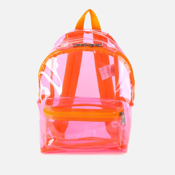 Eastpak Women's Authentic Transparent Orbit Backpack - Fluo Pink Film