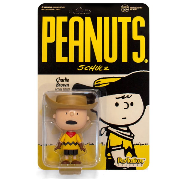 Super7 Peanuts Cowboy Charlie Brown ReAction-Figur