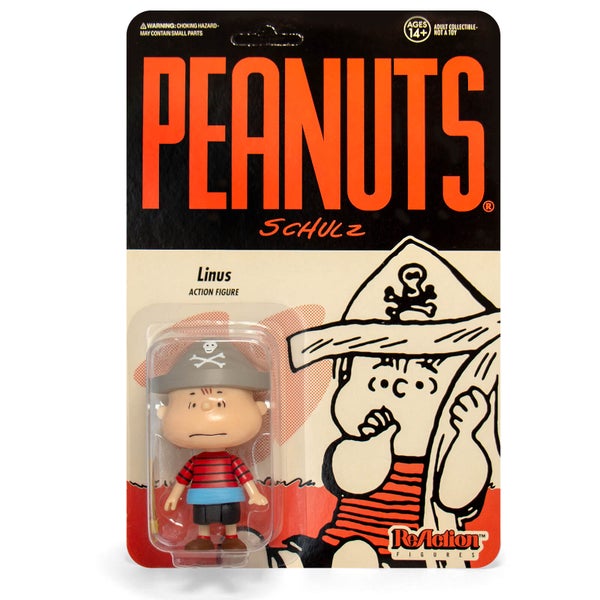 Super7 Peanuts Pirat Linus ReAction-Figur