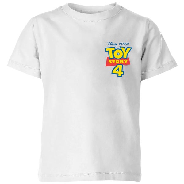 Toy Story 4 Pocket Logo Kids' T-Shirt - White