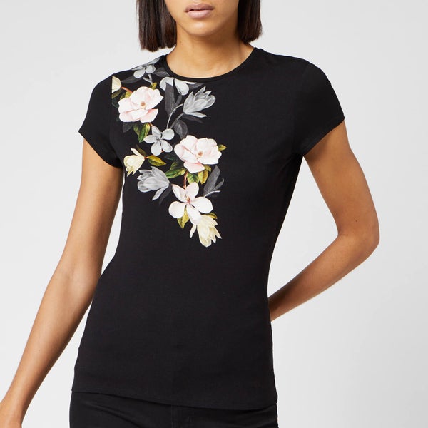 Ted Baker Women's Torina Opal Printed Fitted T-Shirt - Black